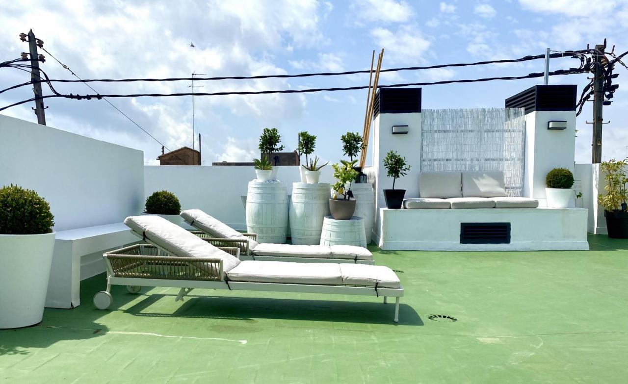 Apartamento 2 Hab En Malvarrosa A Metros De La Playa, Con Terraza Y Zonas Comun 3D Valencia Exterior foto