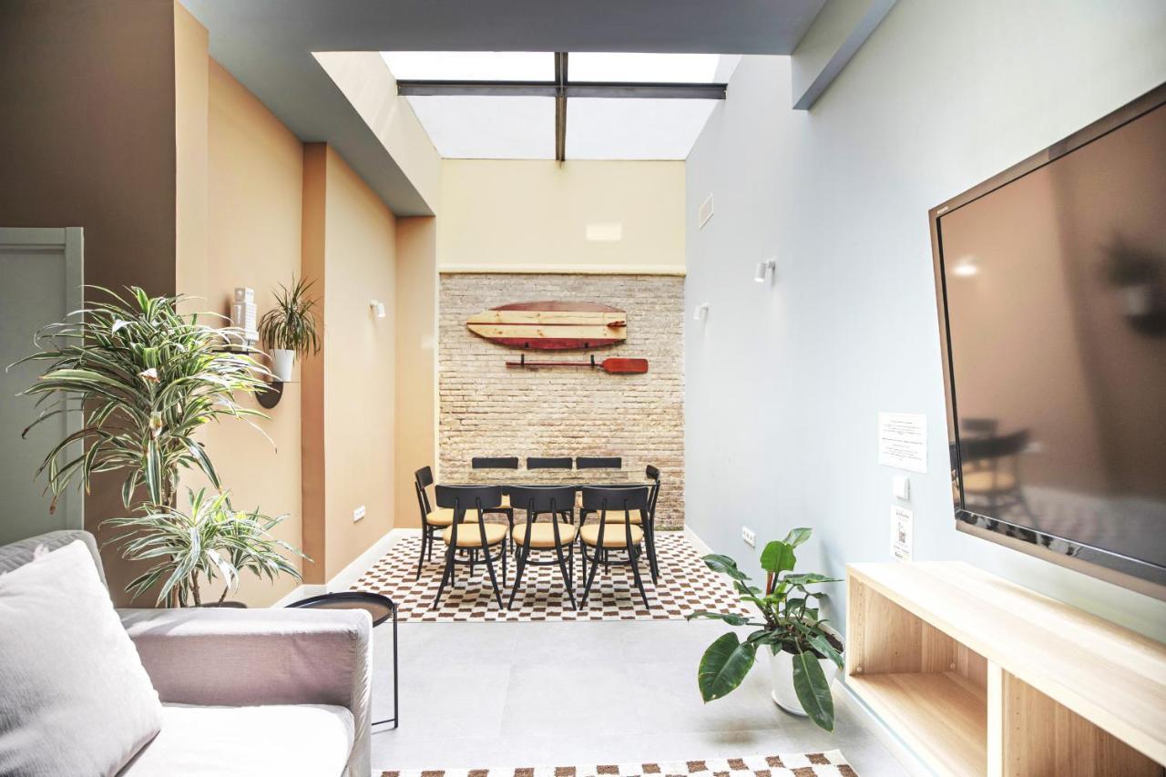 Apartamento 2 Hab En Malvarrosa A Metros De La Playa, Con Terraza Y Zonas Comun 3D Valencia Exterior foto