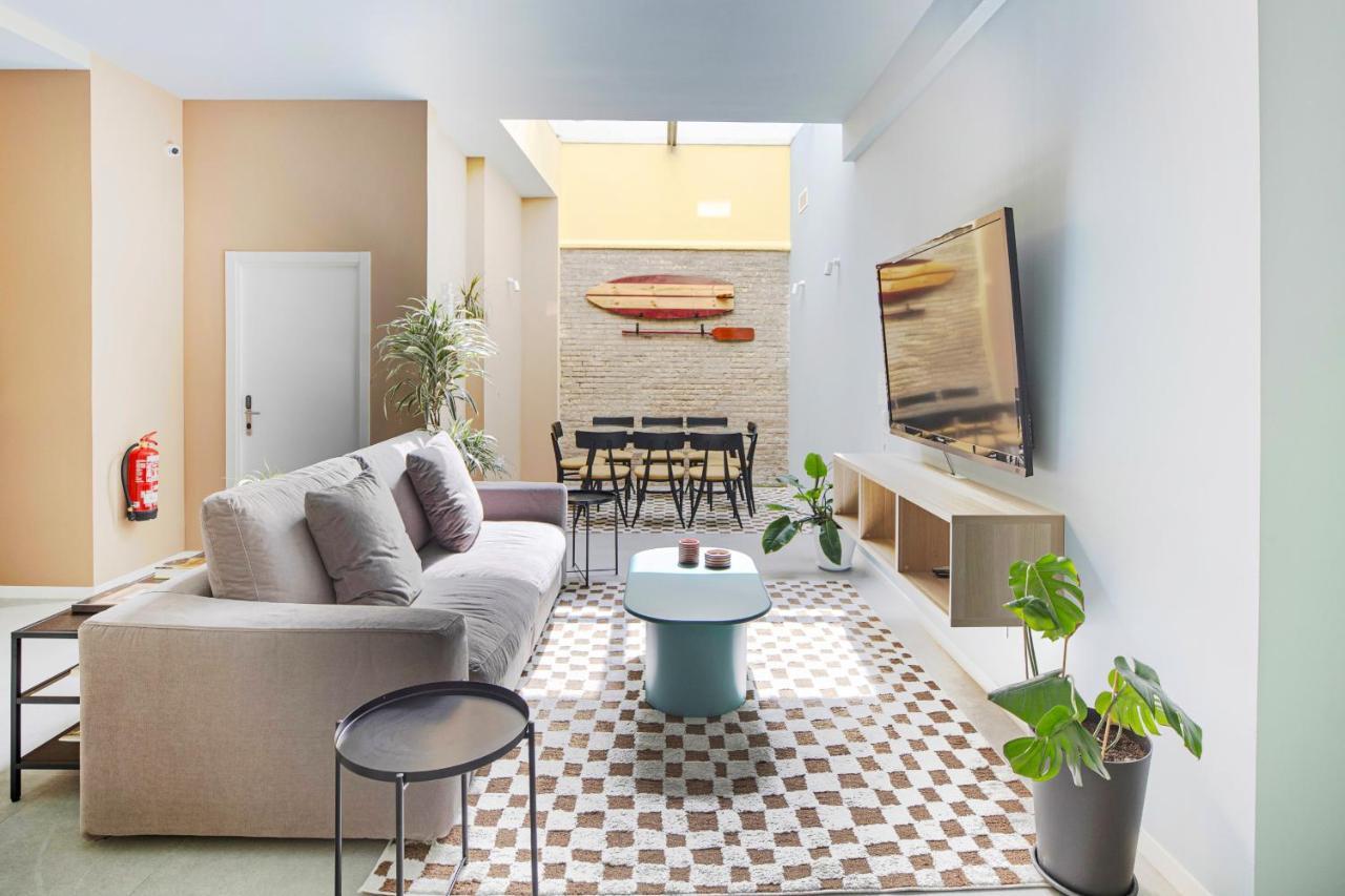 Apartamento 2 Hab En Malvarrosa A Metros De La Playa, Con Terraza Y Zonas Comun 3D Valencia Exterior foto
